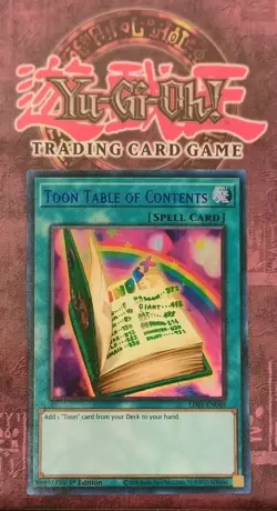 Yu-Gi-Oh! Toon Table of Contents LDS1-EN069 Legendary Duelists Spell 1st English - Image 1