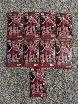 Factory Sealed One Piece EB-03 Extra Booster Pack - Lot Of 9 - Image 1