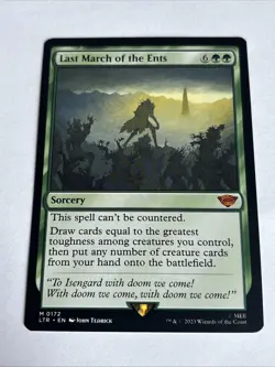 MTG Last March of the Ents 0172 Lord of the Rings M/NM - Image 1