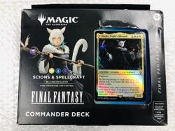 Magic The Gathering Final Fantasy XIV Commander Deck Scions & Spellcraft Display - Image 1