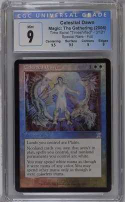 CELESTIAL DAWN Timeshifted Foil CGC 9 Q++ MTG [Nostalgium] - Image 1