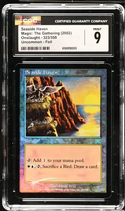 SEASIDE HAVEN Onslaught Foil U CGC 9 MTG [Nostalgium] - Image 1