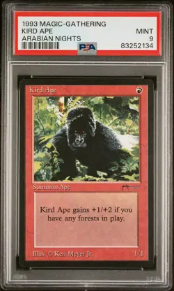 Kird Ape - Arabian Nights - MTG - Mint - PSA 9. See store for more MTG. - Image 1