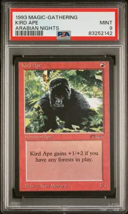 Kird Ape - Arabian Nights - MTG - Mint - PSA 9. See store for more MTG. - Image 1