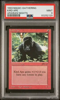 Kird Ape - Arabian Nights - MTG - Mint - PSA 9. See store for more MTG. - Image 1