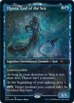 [1x] Thassa, God of the Sea - Foil Near Mint, English Secret Lair MTG Magic - Image 1