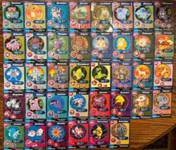 Lot of 38 Vintage Pokemon Poke Trivia Cards Burger King 1999 Mewtwo Strikes Back - Image 1