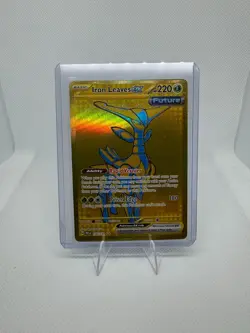 Pokemon TCG Iron Leaves ex 176/131 Hyper Rare Sv: Prismatic Evolutions Holo - NM - Image 1