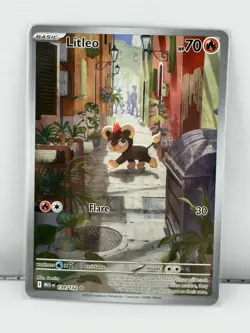 Pokemon TCG: ME01 Mega Evolution - Litleo IR 139/132 M/NM - Image 2