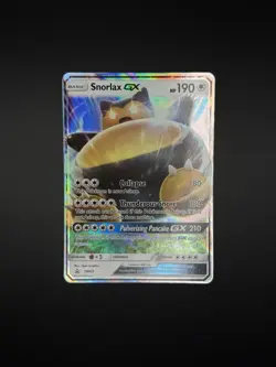 Snorlax GX SM05 Black Star Promo Holo Pokemon Card NM - Image 2