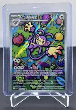 Ambipom - 107/094 - Pokemon Phantasmal Flames Illustration Rare NM - Image 1