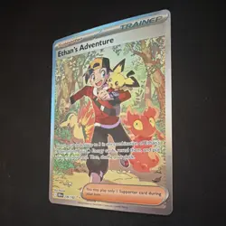 Pokemon Ethan's Adventure 236/182 Sv10: Destined Rivals Full Art Holo Rare - Image 2