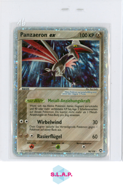 PANZAERON EX POKEMON 98/108 HOLO 2007 GERMAN PLAYED - Image 1