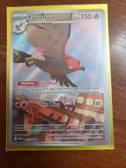 Pokemon TCG Talonflame 091/088 91 English Perfect Order NM - Image 1