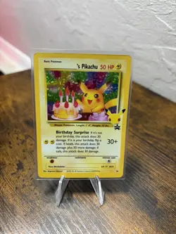 2021 Pokemon Celebrations Birthday Pikachu 24 25th Anniversary - Image 1
