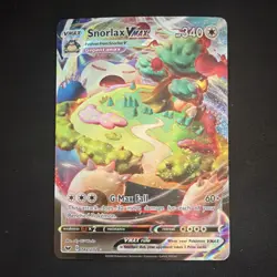 Pokemon Snorlax VMAX 142/202 Sword & Shield Full Art Ultra Rare Holo 340 HP - Image 1