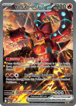 NM-Mint Volcanion ex - 182/159 - Special Illustration Rare Pokemon Journey Toget - Image 1