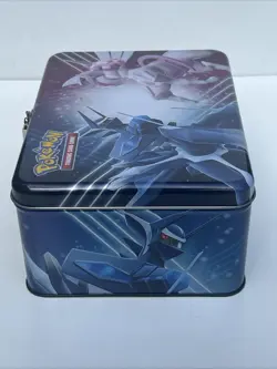 Pokemon 2022 Chest Lunch Box Tin Box Dialga & Palkia JUST THE TIN - Image 5