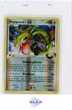 RAYQUAZA C POKEMON 8/147 HOLO GERMAN PLAYED - Image 1