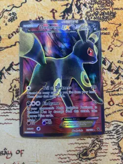 Pokemon Umbreon EX (Full Art) 119/124 Fates Collide Full Art NM - Image 1