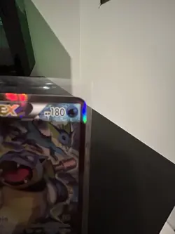 Pokemon TCG Blastoise EX XY122 Full Art Holo Black Star Promo - Image 2
