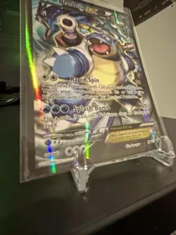 Pokemon TCG Blastoise EX XY122 Full Art Holo Black Star Promo - Image 5