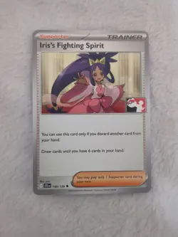Play! Stamp Pokemon Prize Pack Series 7 149/159 Iris's Fighting Spirit - Image 1