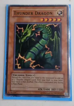 Yugioh Thunder Dragon MRD-EN097 25th Anniversary NM - Image 1