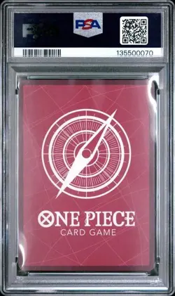2022 ONE PIECE OP01-ROMANCE DAWN #002 TRAFALGAR LAW PRE ERRATA PSA 10 - Image 2