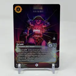 Goliath Clan Leader Enchanted 238/204 Whispers in the Well Disney Lorcana FOIL - Image 1