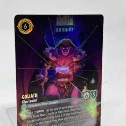 Goliath Clan Leader Enchanted 238/204 Whispers in the Well Disney Lorcana FOIL - Image 3