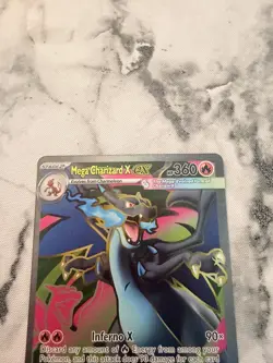 Mega Charizard EX 109/094 Phantasmal Flames Full Art Ultra Rare Pokemon TCG - Image 3