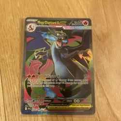 Pokemon TCG Mega Charizard X EX 109/094 Full Art Ultra Rare Phantasmal Flames - Image 1