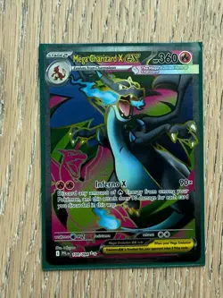 Pokemon TCG Mega Charizard X EX 109/094 Full Art Ultra Rare Phantasmal Flames - Image 3