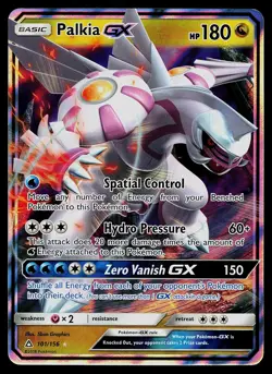 Pokemon Card Ultra Prism Palkia GX 101/156 Rare GX Holo - Image 1