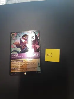 Disney Lorcana Demona-Scourge of the Wyvern Clan Card 55/204 Cold-Foil Holo #2 - Image 1