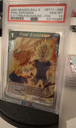Final Explosion PRE-RELEASE 2020 Dragon Ball Super Card Game BT11-089 - PSA 10 - Image 1