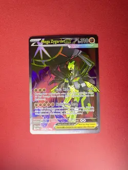 Mega Zygarde 104/088 Perfect Order Pokemon Card Holo Rare Near Mint - Image 1