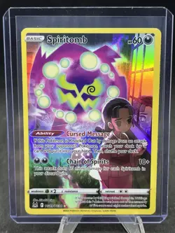 Pokemon Spiritomb TCG Trainer Gallery Holo Card TG09/TG30 Swsh11 Lost Origin NM - Image 1