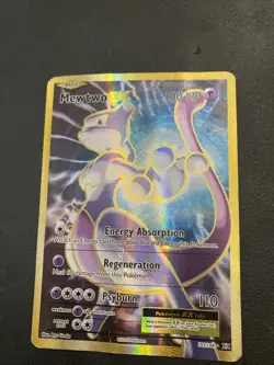 Pokemon TCG Mewtwo EX Full Art Holo Card 103/108 Evolutions - Image 1