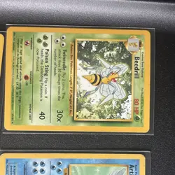 Pokemon TCG Base Set Lot 15 Cards 1999 English Wizards Magnemite Ditto Beedrill - Image 2