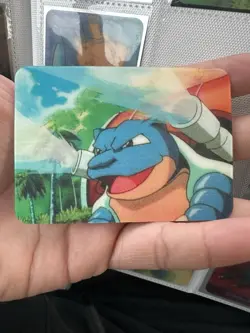 Pokemon Lenticular Blastoise Viz Video Pioneer PIKA-0028D DVD 3D Promo Card - Image 1