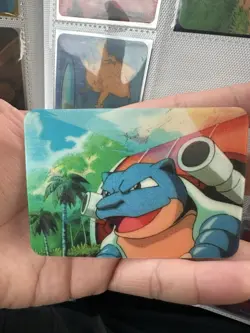 Pokemon Lenticular Blastoise Viz Video Pioneer PIKA-0028D DVD 3D Promo Card - Image 2