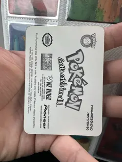 Pokemon Lenticular Blastoise Viz Video Pioneer PIKA-0028D DVD 3D Promo Card - Image 3