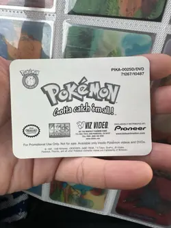 Pokemon Lenticular Blastoise Viz Video Pioneer PIKA-0028D DVD 3D Promo Card - Image 4