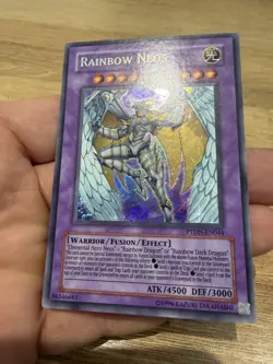 Yu-Gi-Oh! Rainbow Neos Secret Rare Unlimited Card PTDN-EN044 - Image 3