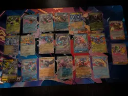 Pokemon - Lot B 20 Assorted EX and V Holo Cards NM Condition - Image 1