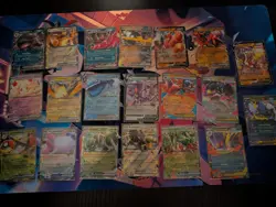 Pokemon - Lot C 20 Assorted EX and V Holo Cards NM Condition - Image 1