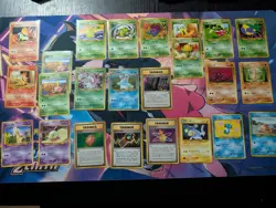 Vintage Pokemon Japanese Neo Genesis Card Lot With Holos And Banned Arcade Game - Image 1