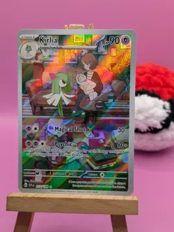 Pokemon Kirlia Card 212/198 Scarlet Violet Base Illustration Rare NM - Image 1